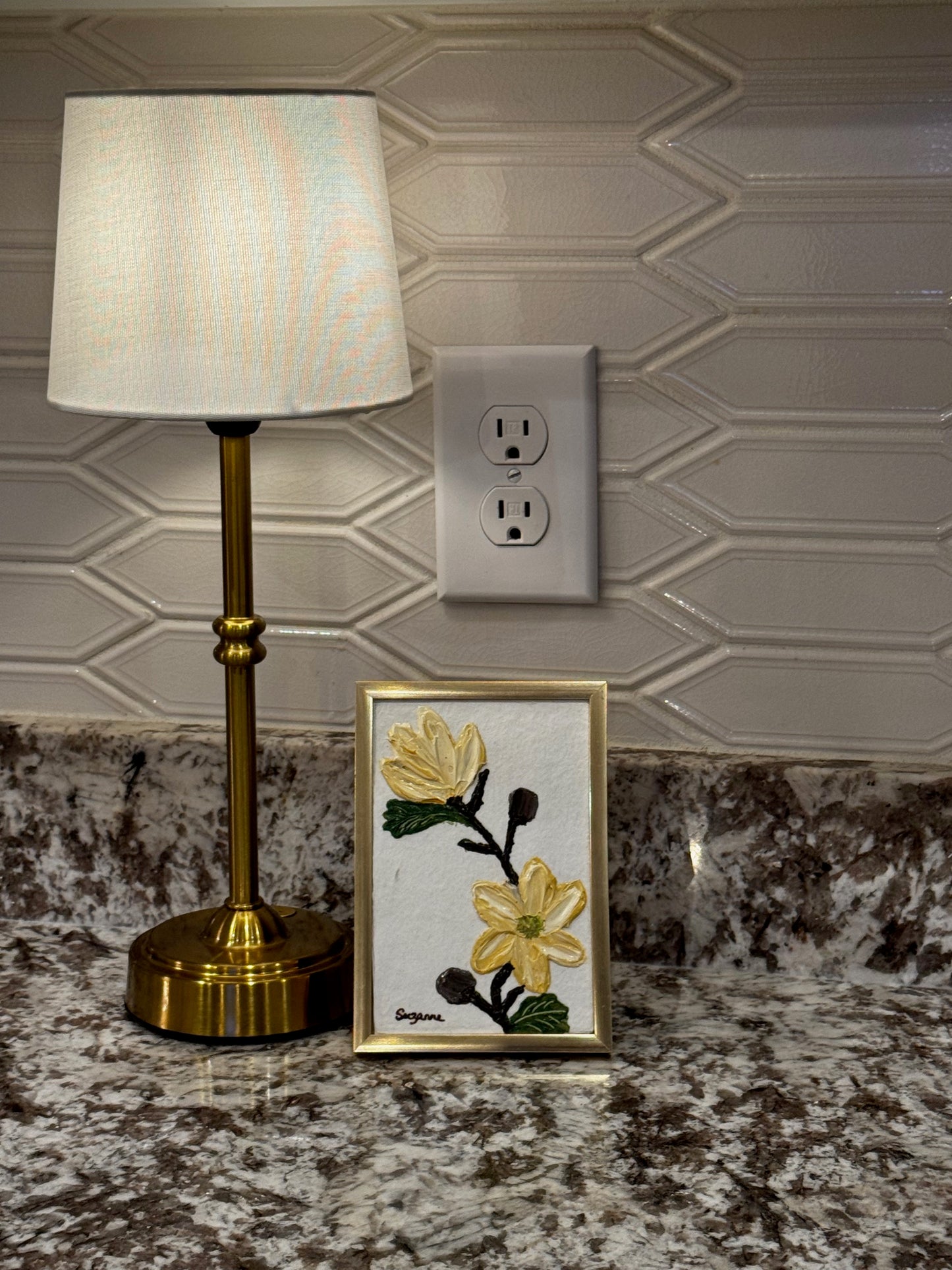 4x6 Original Hand-Painted Floral "Outlet Art