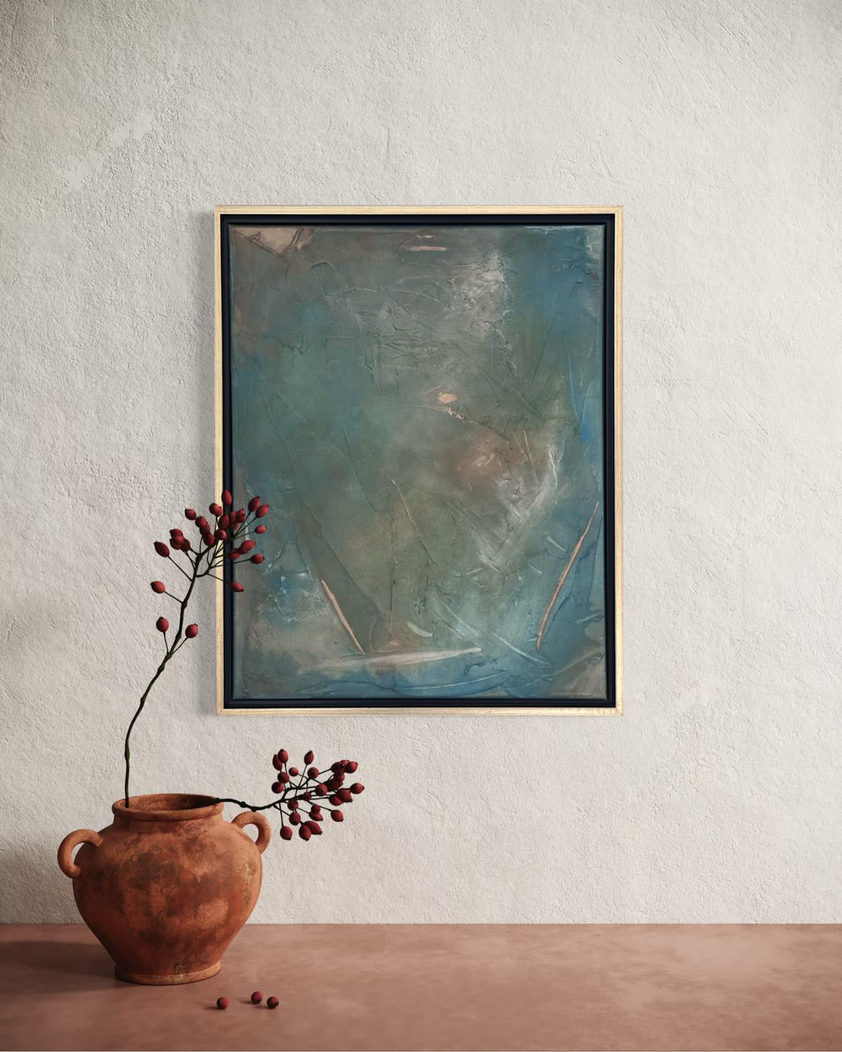Textured Acrylic Abstract: 16x20