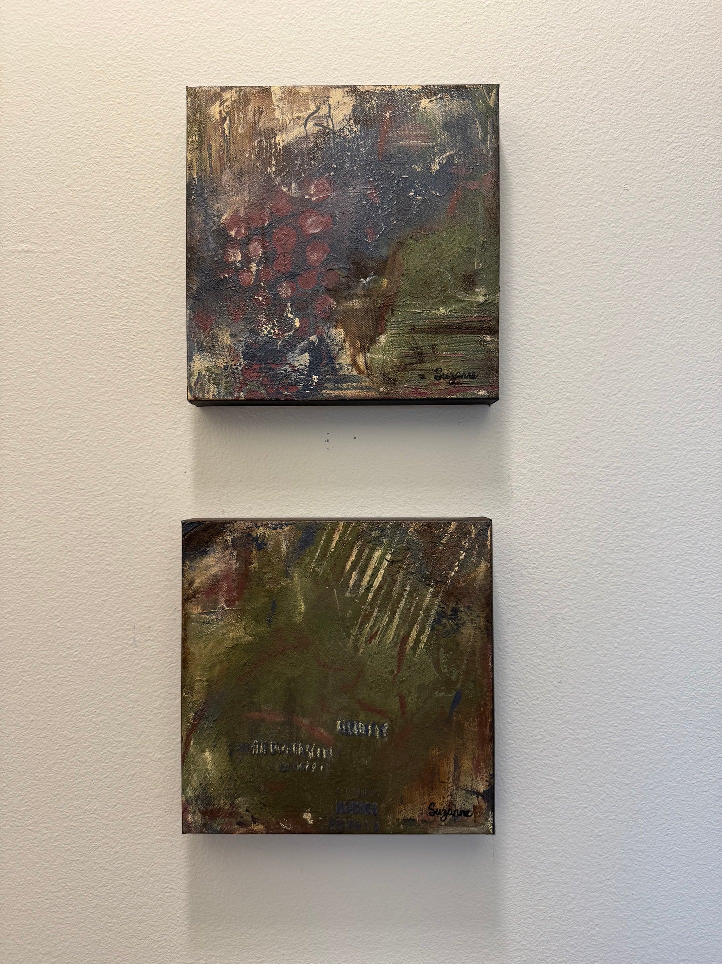 10x10 Acrylic Textured Abstract Art