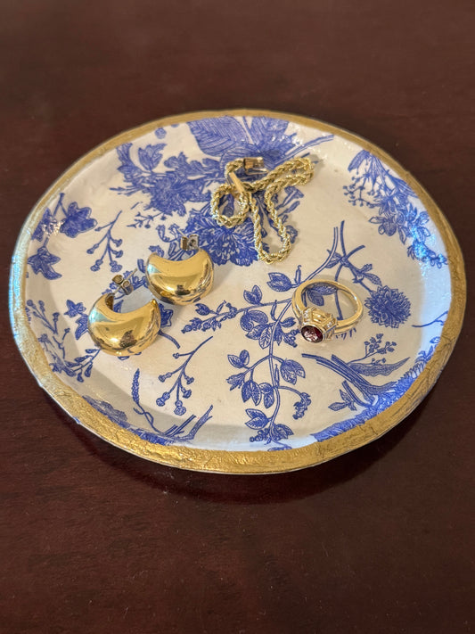 Handcrafted Clay Trinket Dish