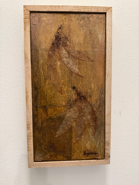 "Filtered by Nature" Original Mixed Media Painting | 8 x 16 inches