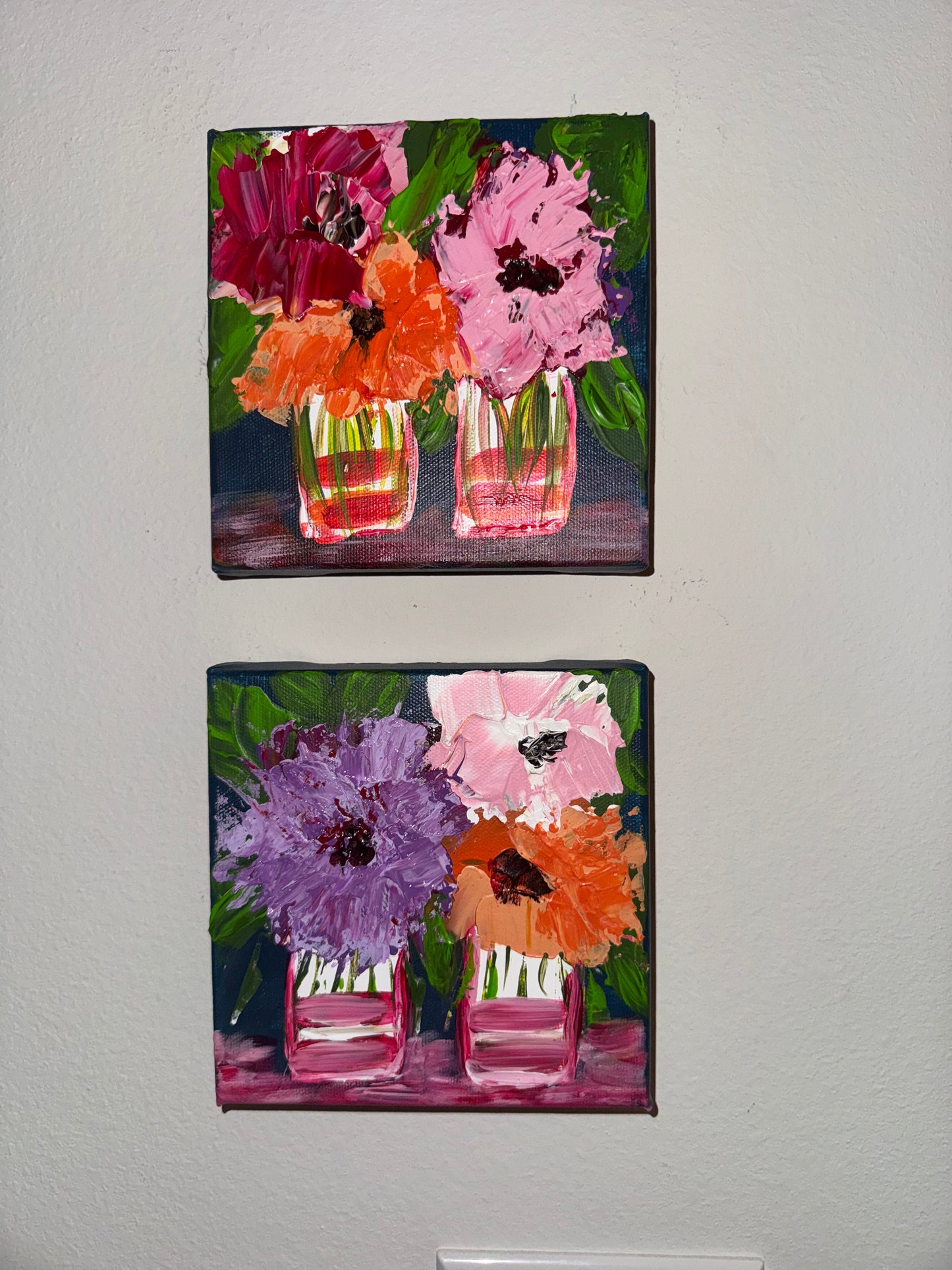 Floral Abstract - 6x6 (SOLD)