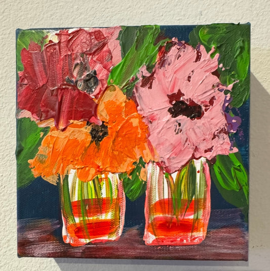 Floral Abstract - 6x6 (SOLD)