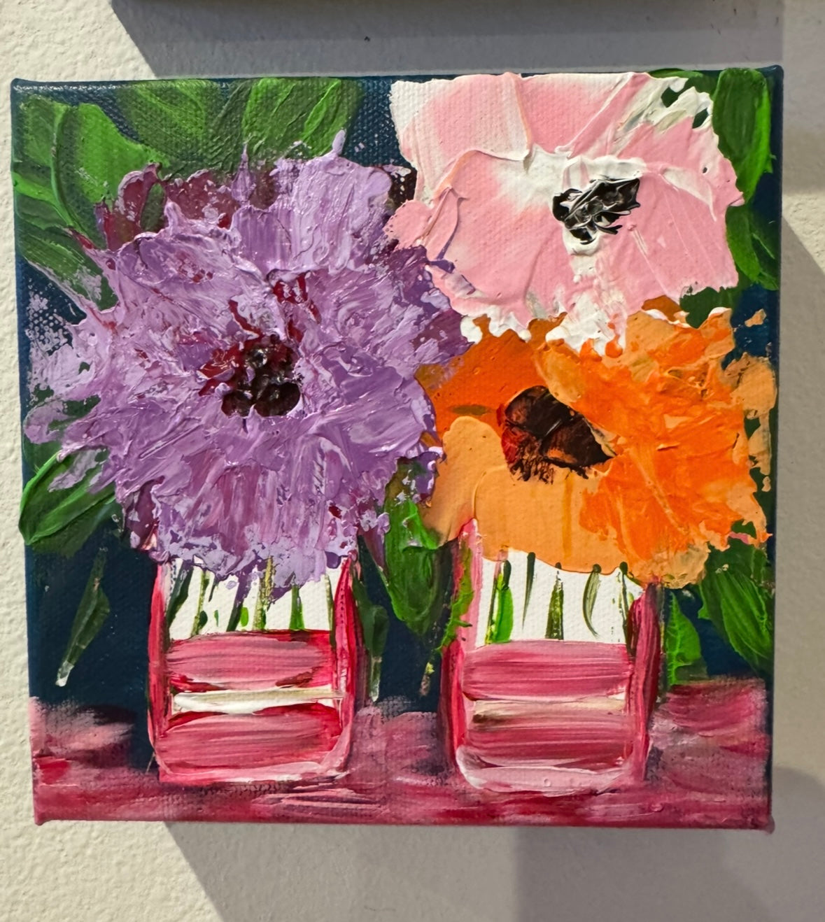 Floral Abstract - 6x6 (SOLD)