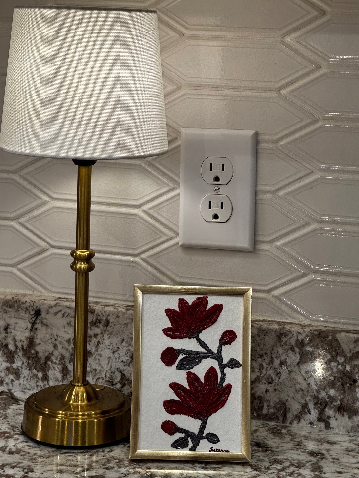 4x6 Original Hand-Painted Floral "Outlet Art
