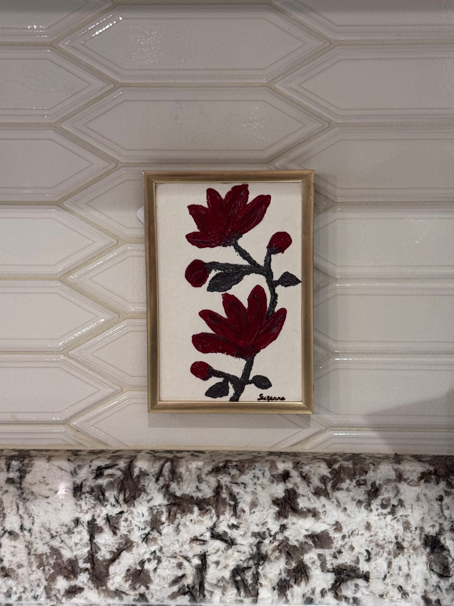 4x6 Original Hand-Painted Floral "Outlet Art