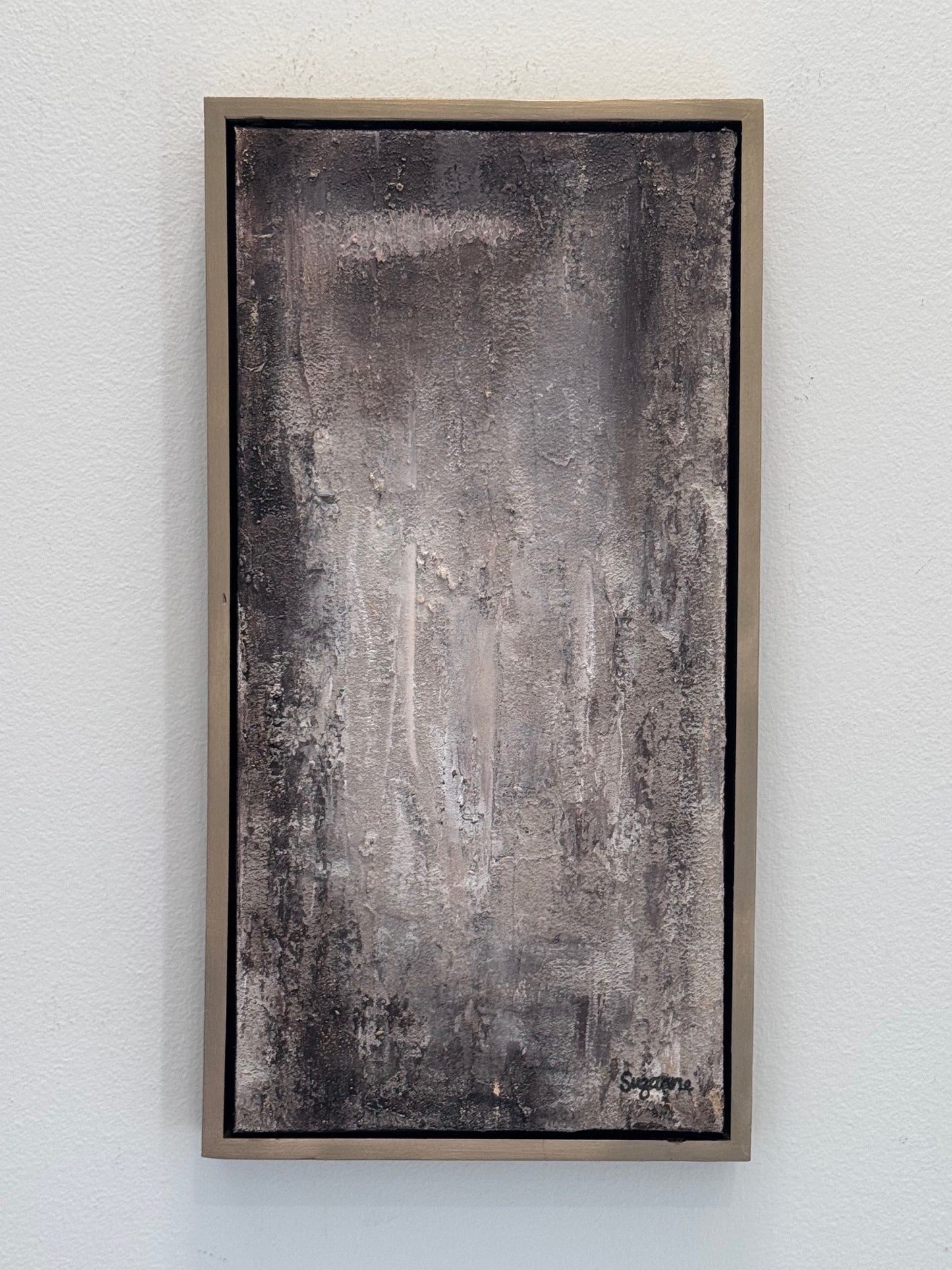"Ashen Veil" 10x20 Textured Acrylic Original