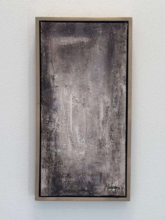 "Ashen Veil" 10x20 Textured Acrylic Original