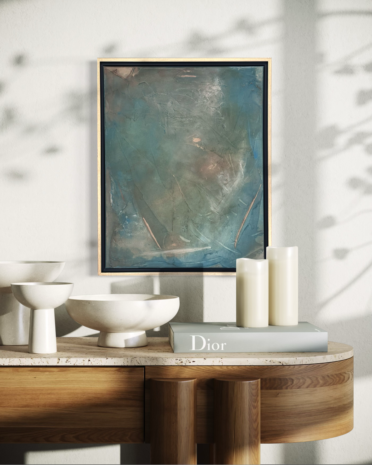 Textured Acrylic Abstract:  16x20