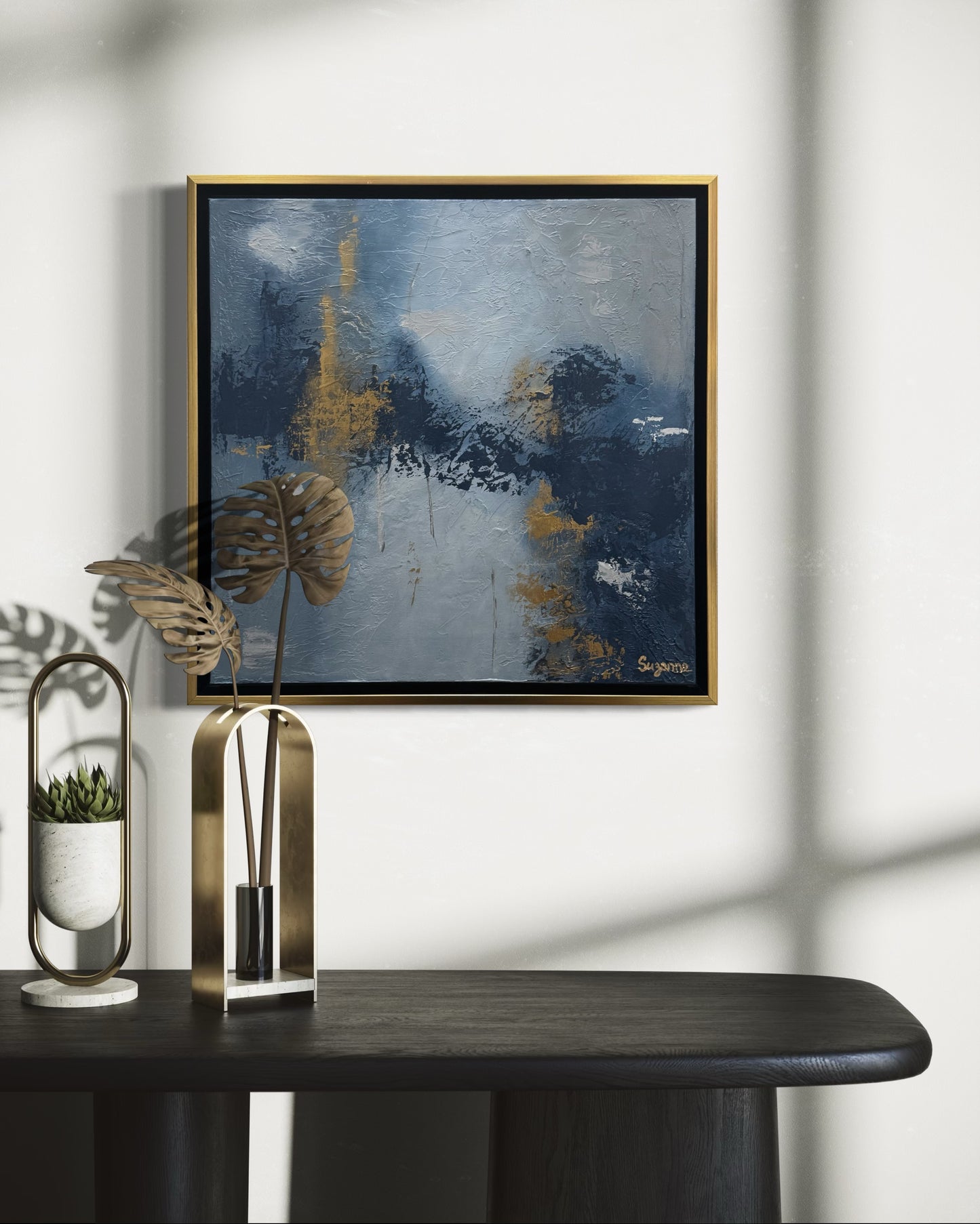 "Midnight Tides" 20x20 Original Acrylic Painting