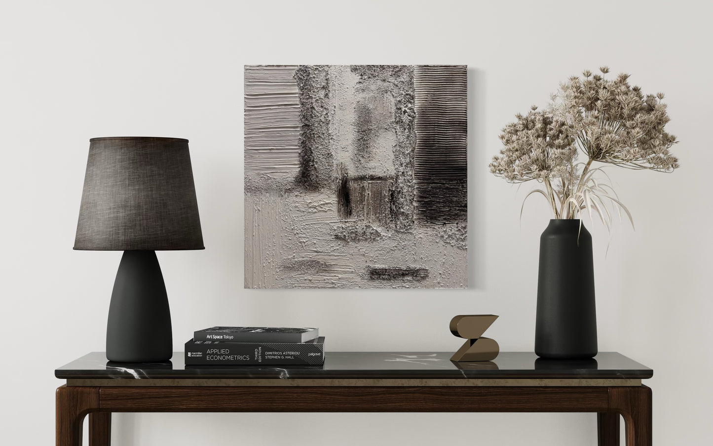 "Pillar Divide" 20x20 Textured Acrylic Original