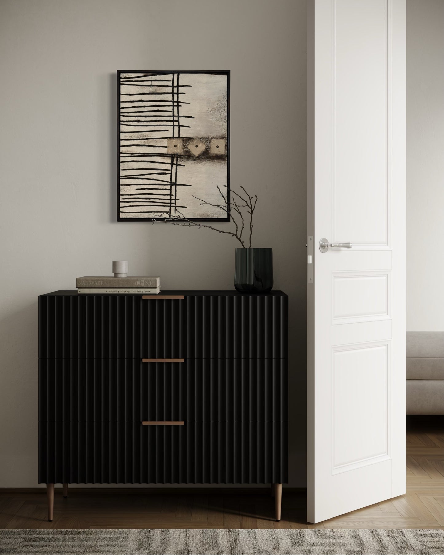 "Raw Boundaries":  18x24