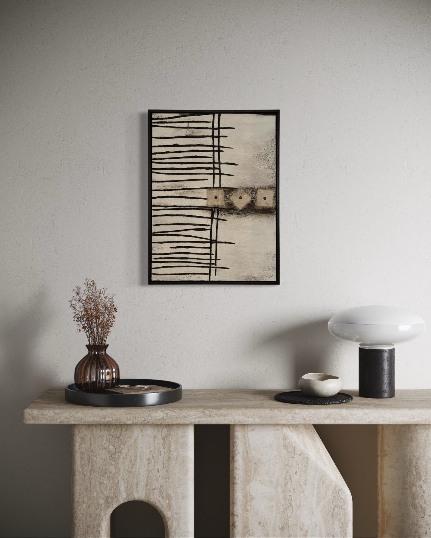 "Raw Boundaries":  18x24