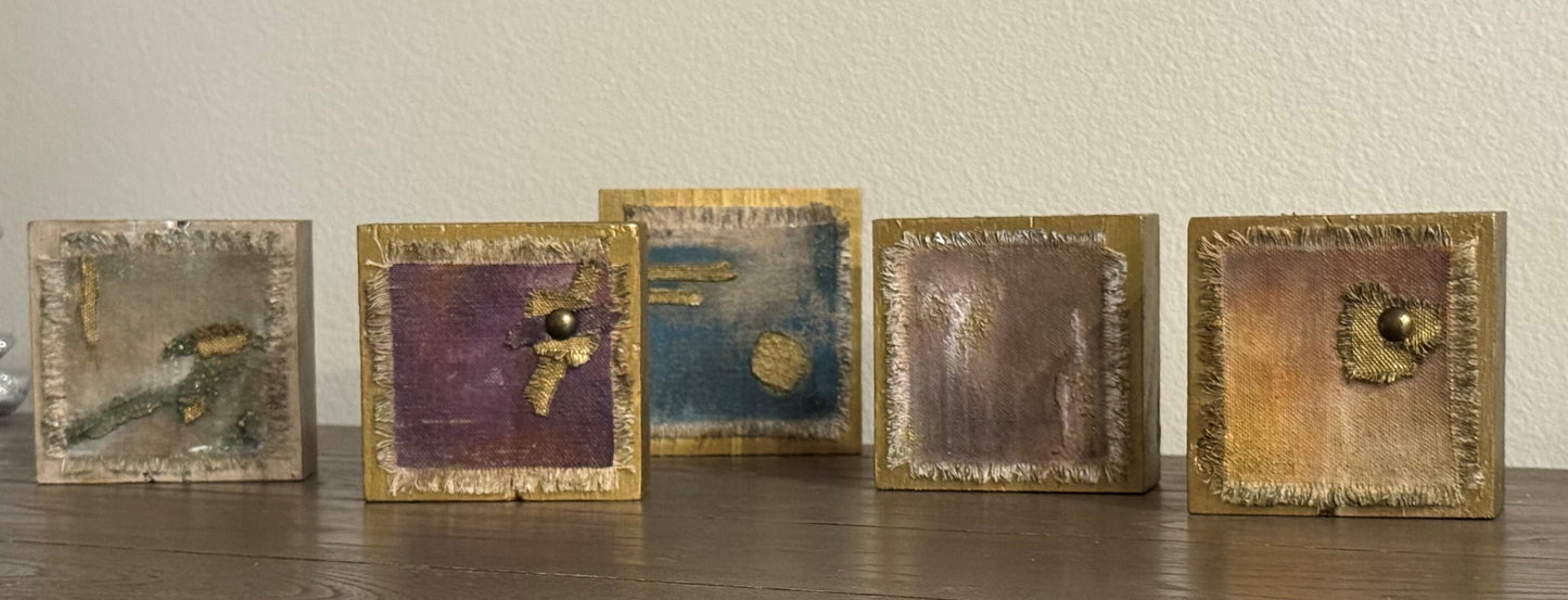 Pocket-Sized Luxuries:  4x4 Wood Block