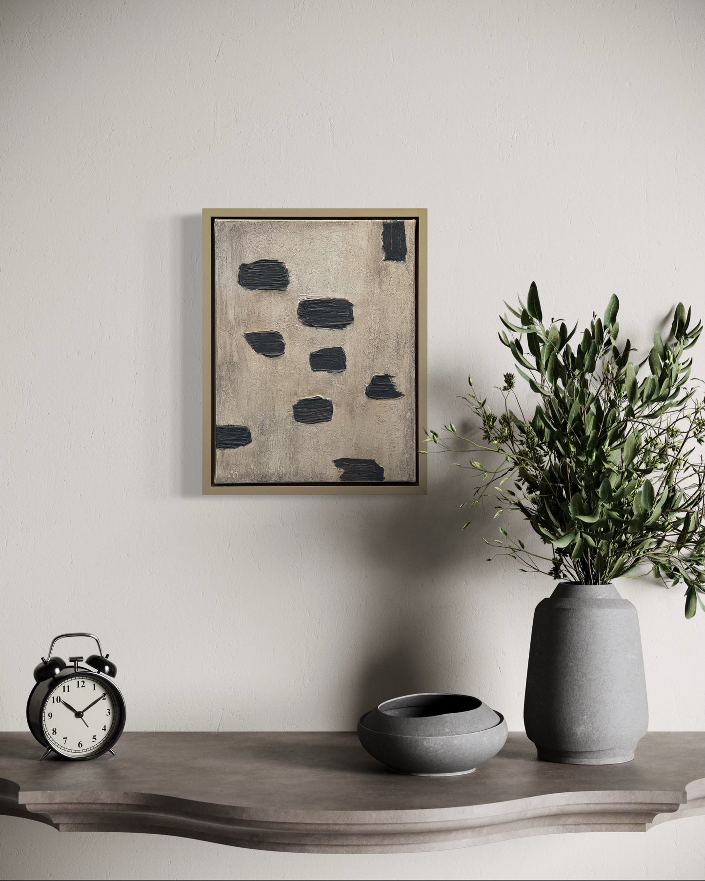 "Urban Marks" 11 x 14 Original Textured Acrylic Painting